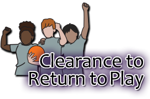 Clearance to Return to Play: 3 children with ball