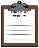 clipboard with Return to Play Progression