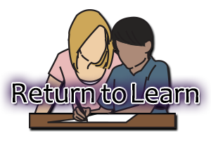 Return to Learn: teacher helping student