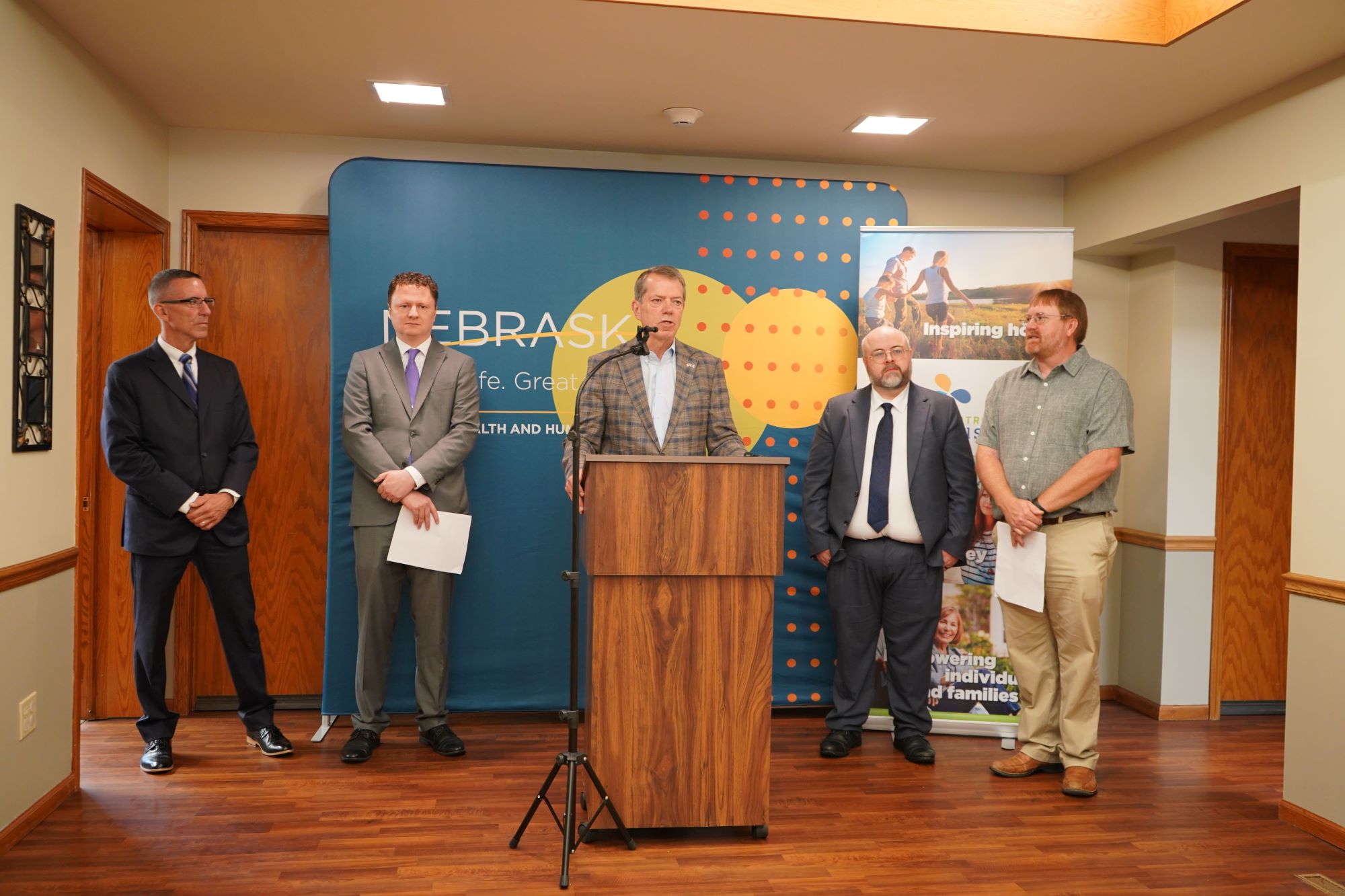 Attendees at CCBHC News Conference