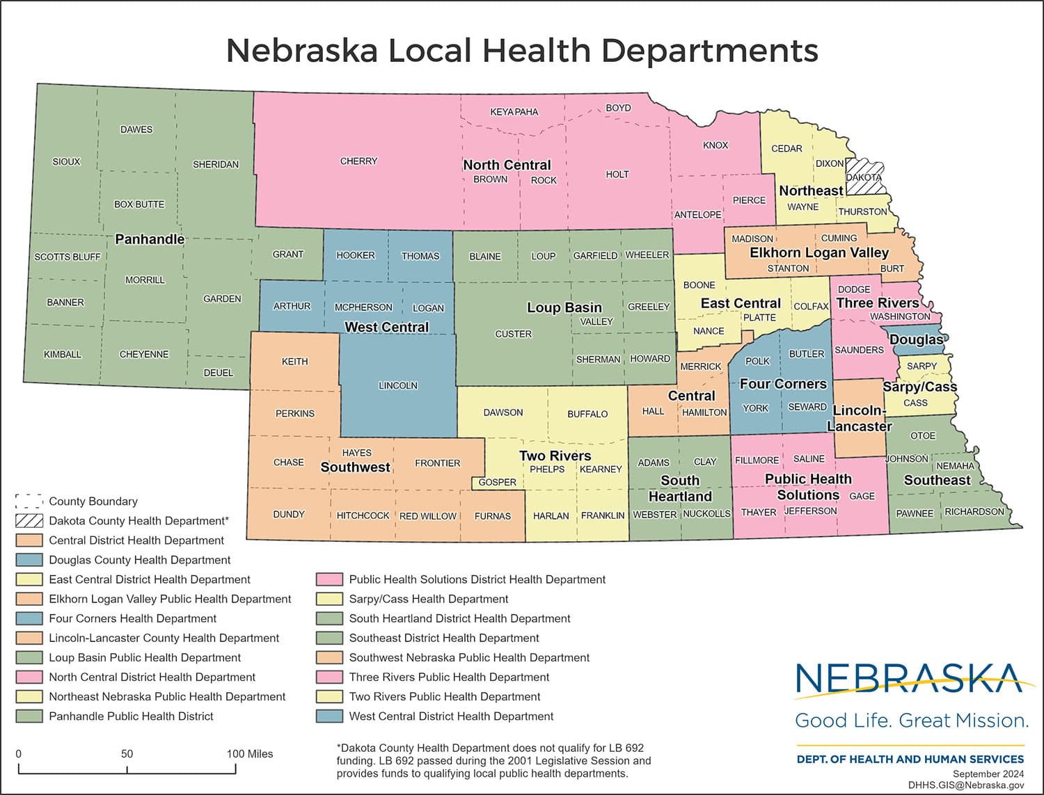 Nebraska Local Health Departments