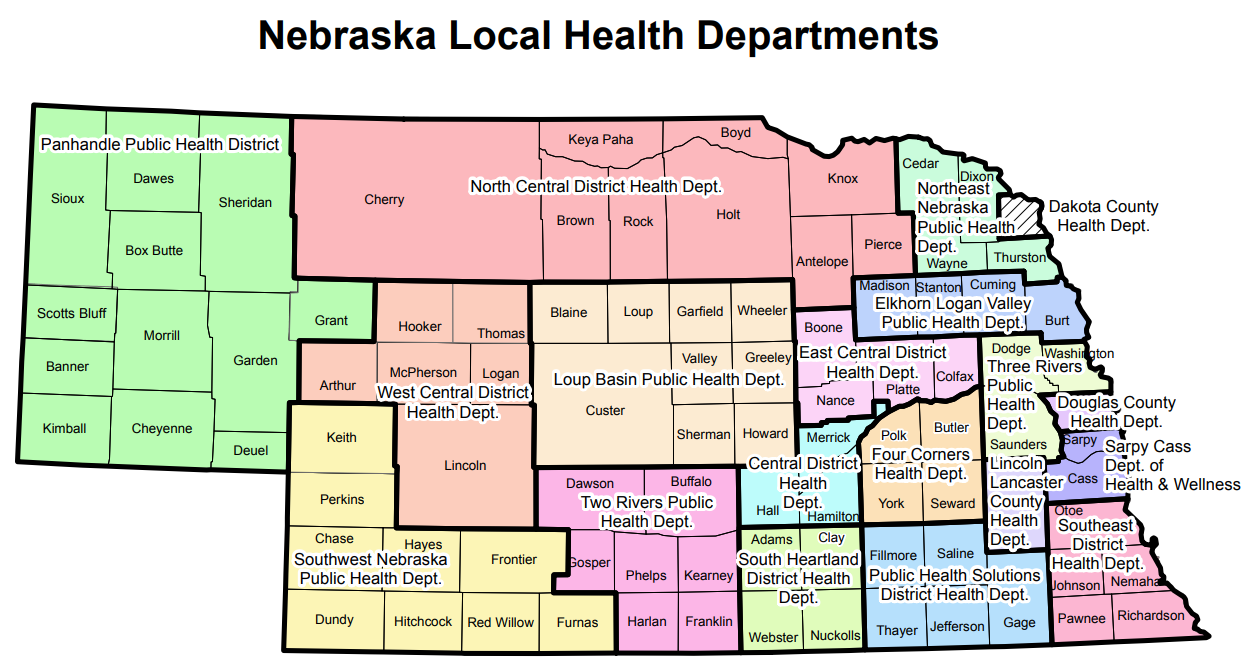 Local Health Department Map