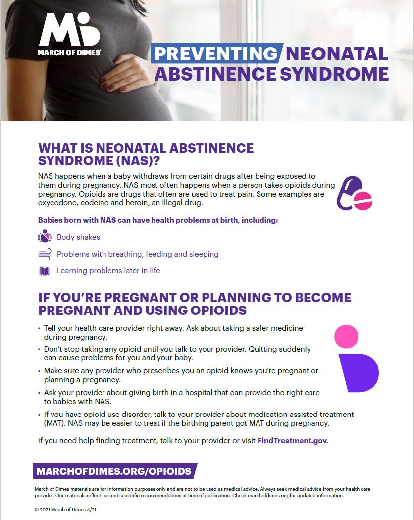 Preventing Neonatal Abstinence Syndrome