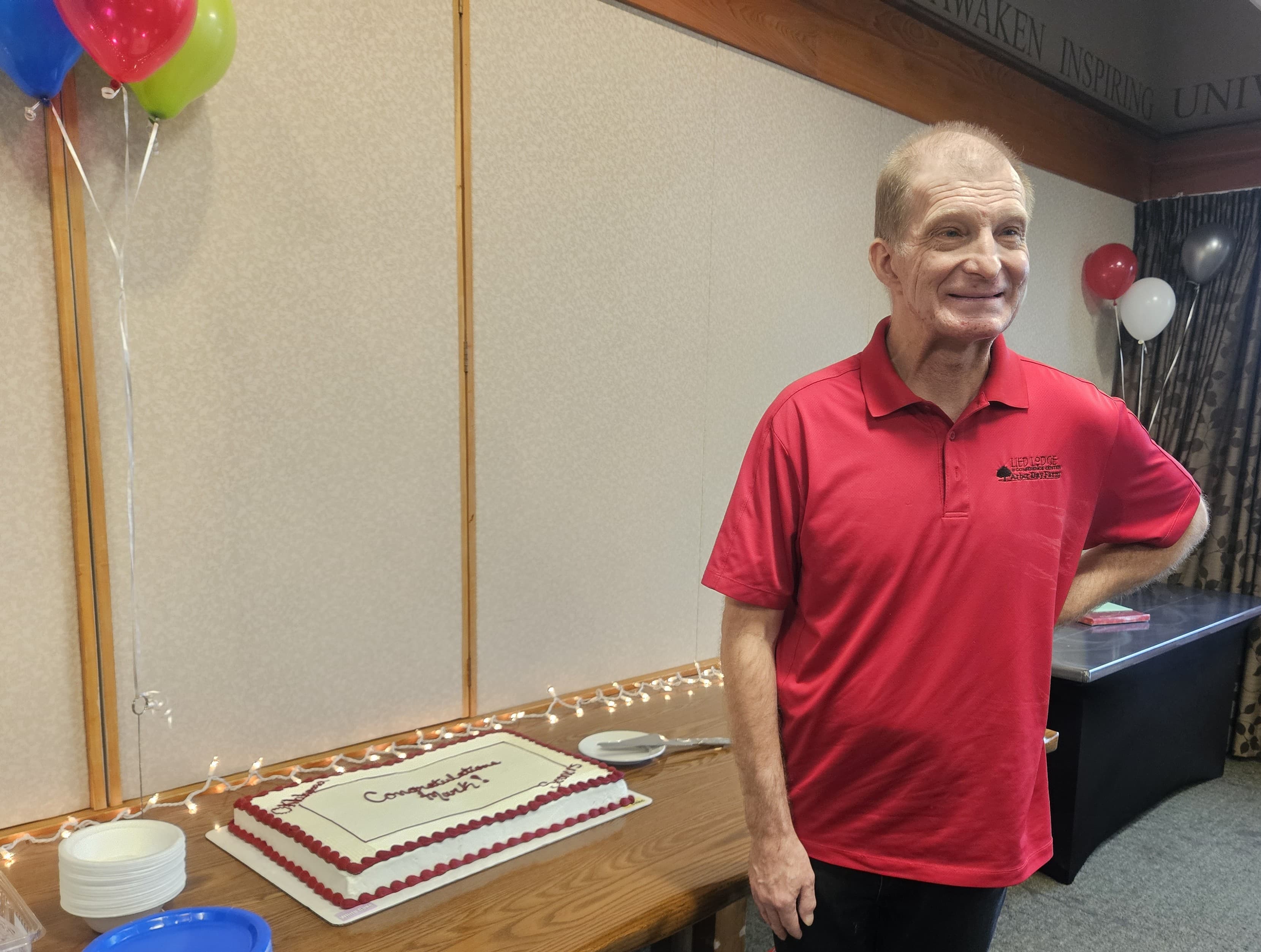 Mark with a Cake