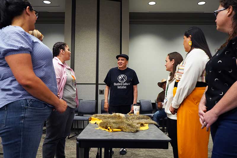 Hand Games lead by Bluebird Cultural Initiative