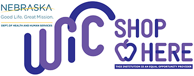 WIC "Shop Here" sticker