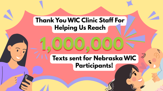 WIC reaches 1,000,000 text message milestone.