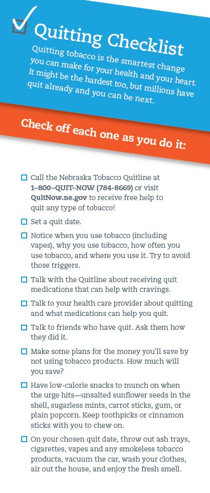 Nebraska Tobacco Quitline Order Form