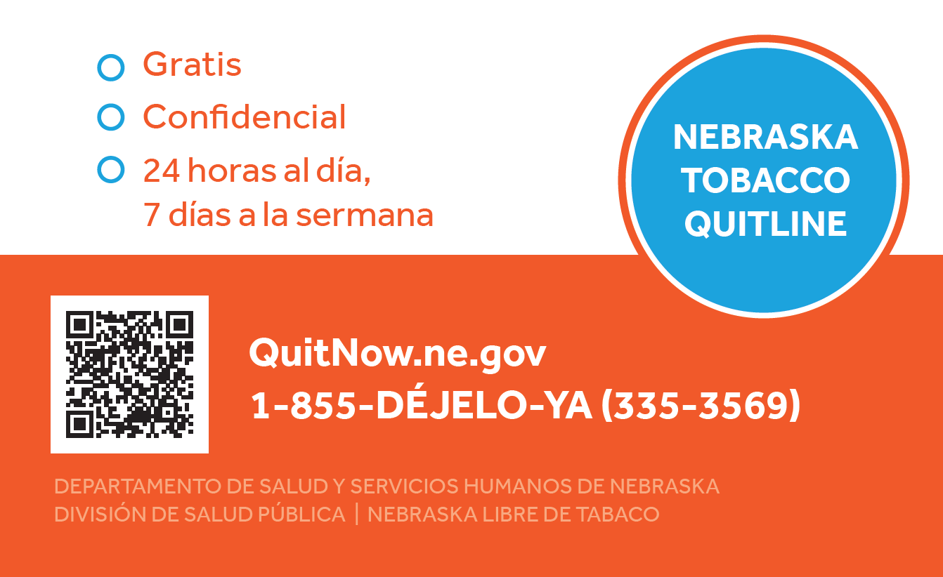 Nebraska Tobacco Quitline Order Form