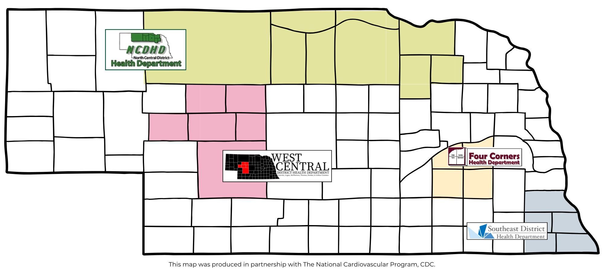 Map of Cardiovascular Health Learning Collaboratives